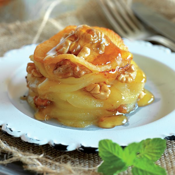 Milhojas de Manzana, Ron & Helado de Mantequilla Quemada