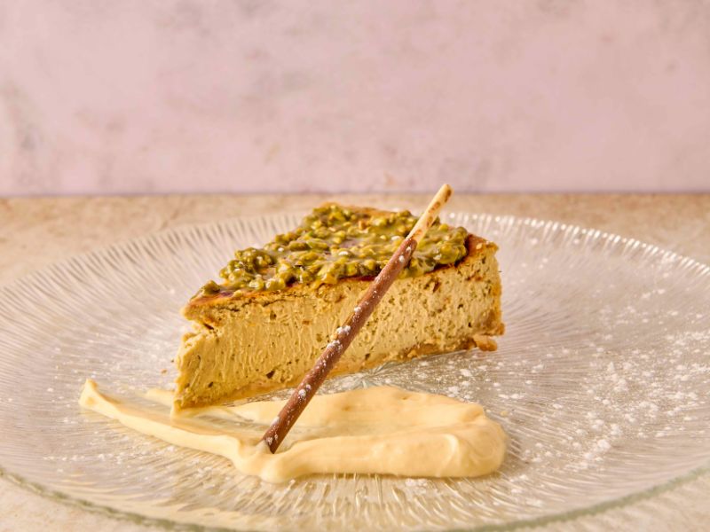 Tarta de Pistacho & Helado de Jerez